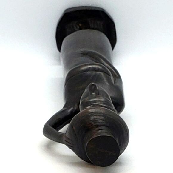 Tanganyika African Carved Wood Tribal Woman & Jug - Picture 4 of 11